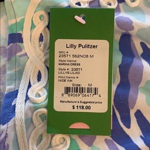 NWT Lilly Pulitzer marina dress size M